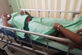 Ketua KPU Inhil alami kecelakaan parah. Begini kondisinya