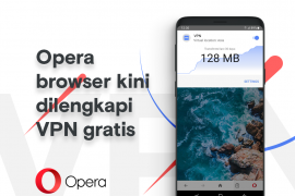 Opera untuk android tambah fitur VPN gratis