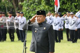 Wabup Bangli dan Kepala Kemenhukam Bali tanam pohon di Rutan Bangli