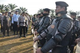 Polres Tebing Tinggi apel pengamanan pemilu