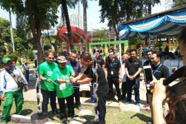 Ruang terbuka hijau di Lapangan Merdeka Medan