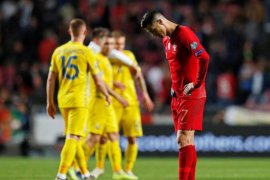 Diperkuat Ronaldo, Portugal ditahan imbang Ukraina 0-0