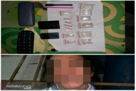 34,79 gram sabu disimpan di jok motor