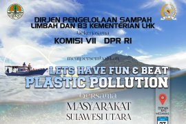 Kementerian LHK-Komisi VII DPR-RI gelar kampanye anti sampah plastik 27 Maret