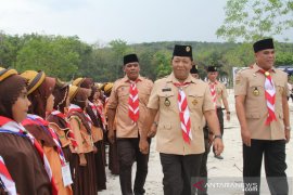 Bupati Madina sebut pramuka  dapat menyelamatkan generasi muda dari kehancuran