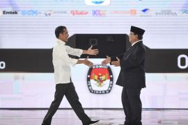 Elektabilitas Jokowi dan Prabowo terpaut 18 persen berdasarkan survei Indikator