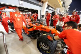 Ferrari dominasi sesi latihan bebas FP1-FP2 di Bahrain