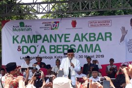 KH Ma'ruf Amin ingin dulang suara di Depok