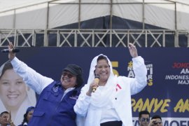 Penyanyi dangdut dan artis Jakarta meriahkan kampanye Nasdem di Kudus