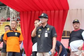 Dekati pelaksanaan Pemilu, Satlinmas gelar Apel Siaga