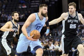 Valanciunas absen sepanjang sisa musim akibat keseleo kaki