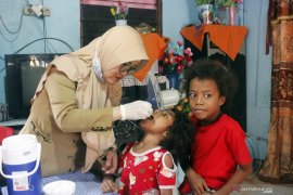 Realisasi imunisasi polio di Mimika sudah mencapai 41 persen