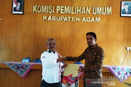 KPU Agam coret satu caleg karena meninggal dunia