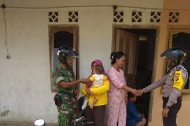 Polsek Riau Silip bersama TNI intensifkan patroli pengamanan pemilu