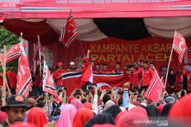 Kampanye Partai Aceh di Lhokseumawe dihadiri ribuan massa