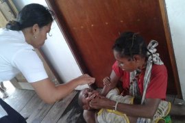 Tenaga kesehatan di pedalaman Asmat kesulitan akses transportasi