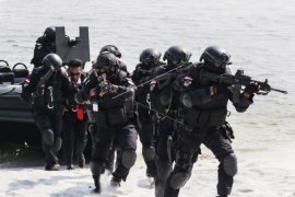 SIMULASI PENANGGULANGAN TERORISME SATGULTOR TNI