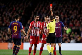 Diego Costa ini dihukum skorsing delapan laga karena hina wasit