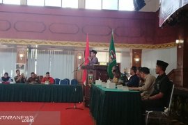 Kesbangpol Sijunjung gelar sosialisasi, wujudkan pemilu bermartabat dan demokratis