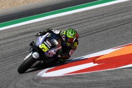 Crutchlow tak biarkan Marquez lolos di Austin