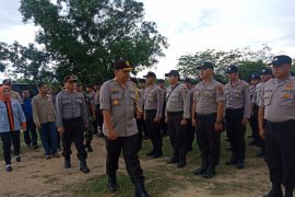 Polres Bangka Barat terjunkan 209 personel pengamanan Pemilu 2019