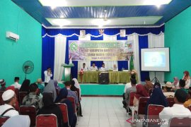 155 CJH Barsel ikuti manasik haji tingkat kabupaten