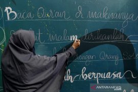 Mural menyambut Ramadan