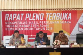 150 personel polisi amankan rekapitulasi suara kabupaten Agam