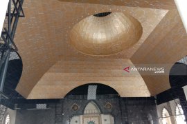 Kubah emas Masjid Raya Makassar sambut Ramadhan