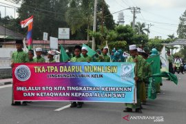 63 Khafilah di Bangka ikuti pawai Ta'aruf jelang Ramadhan