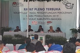 Jadwal rapat pleno terbuka rekapitulasi KPU Bangka bertambah