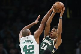 Bucks memimpin 3-1 atas Celtics