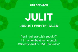 Line hadirkan fitur Ramadhan, dari Julit hingga Baper