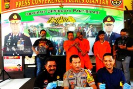 Polres Gianyar tangkap komplotan pencuri motor di Bali