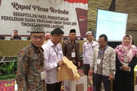 Jokowi-Ma'ruf Amin unggul di Kabupaten Pesawaran