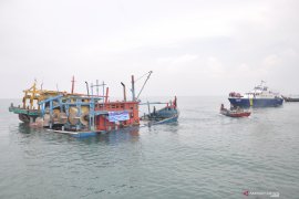 Tiga kapal asing pencuri ikan ditenggelamkan di Belawan