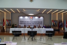 KPU rekap suara nasional empat provinsi