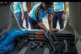 Pengumpulan senjata pascakerusuhan lapas Siak