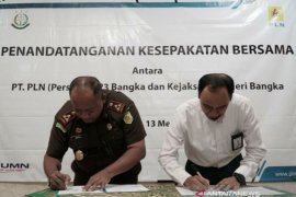 Perkuat koordinasi, PLN UP3 Bangka tandatangani MoU dengan Kejari Bangka