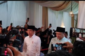 Presiden Jokowi hadiri acara buka puasa bersama Pimpinan DPR