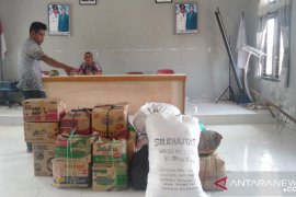 Baznas dan warga desa  Tanjabtim galang solidaritas korban kebakaran