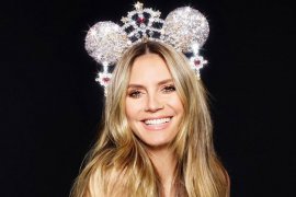 Heidi Klum, Vera Wang rancang bando telinga Mickey-Minnie Mouse