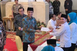 Jokowi bayar zakat mal Rp55 juta melalui Baznas