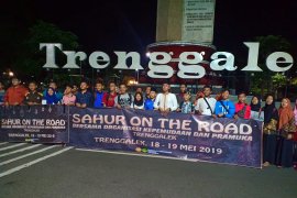 Setia NKRI, Pemuda Lintas Komunitas Trenggalek Ikrar tolak "people power"