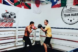 Daud Yordan menjalani latihan teknik