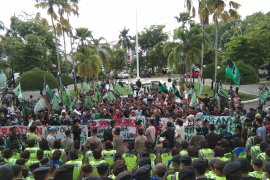 HMI Padang tuntut pemerintah evaluasi pemilu