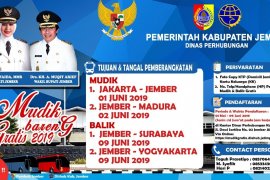 Pemkab Jember sediakan 10 bus mudik dan balik Lebaran gratis