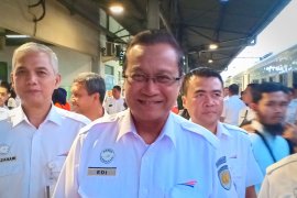 PT KAI lepas 620 peserta mudik gratis Stasiun Pasar Senen