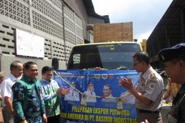 Wali Kota Ibnu Sina lepas ekspor kayu lapis