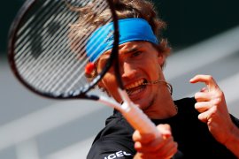Zverev hadapi Fognini perebutkan tempat di perempat final